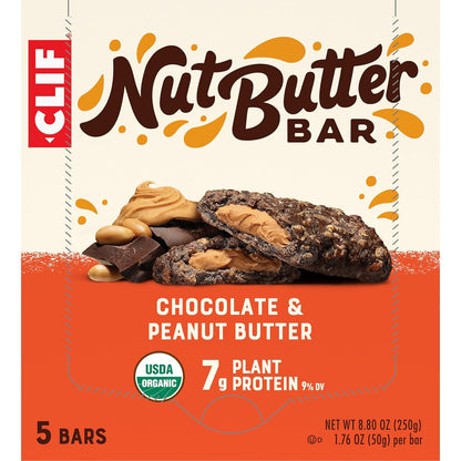 CLIF Nut Butter Bar – Plant-Based Protein Snack for School Lunches and Car Rides
