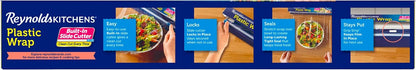 clingy grip strip that holds wrap in the ready position between uses