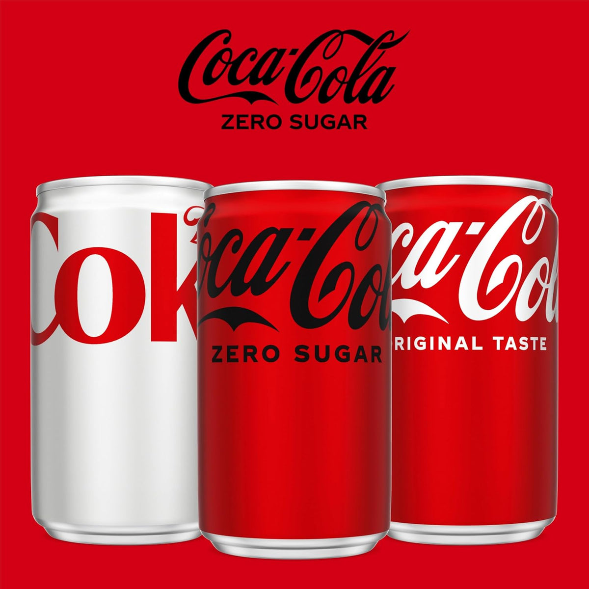 Coca-Cola Coke Zero Sugar Diet Soda Variety Pack – Father's Day Gift for Dads Who Love Classic Cola Without the Sugar