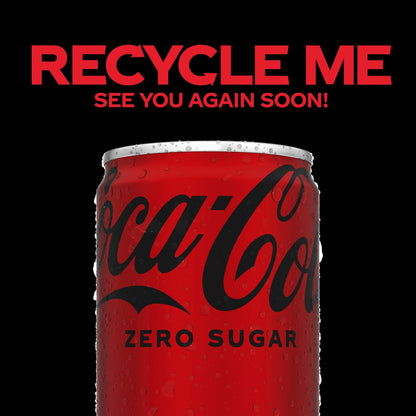 Coca-Cola Coke Zero Sugar Diet Soda Variety Pack – Father's Day Gift for Dads Who Love Classic Cola Without the Sugar