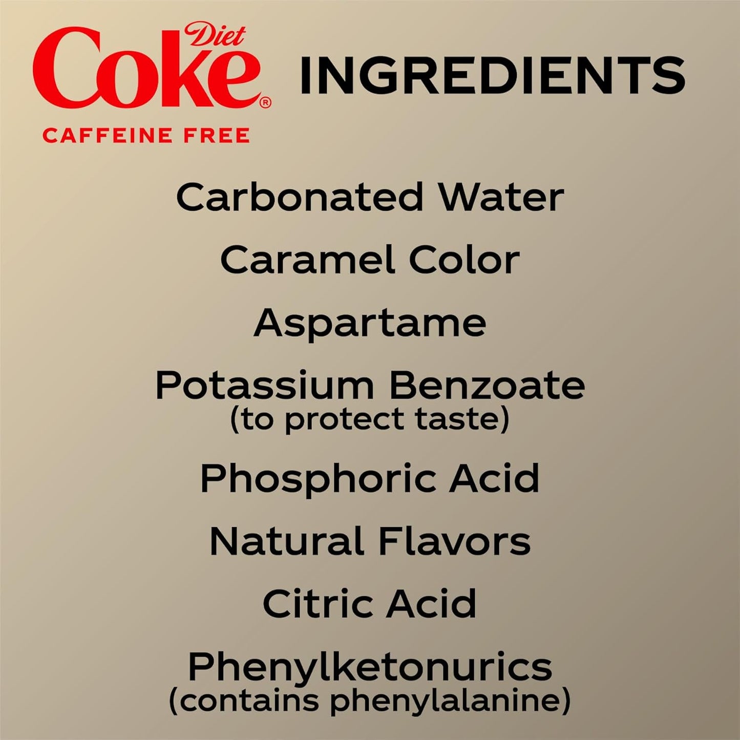 Coca-Cola Diet Coke No Caffeine 16.9 fl oz, 6 Pack – Lightweight Sparkling Beverage for Backyard BBQs and Open-Air Social Gatherings