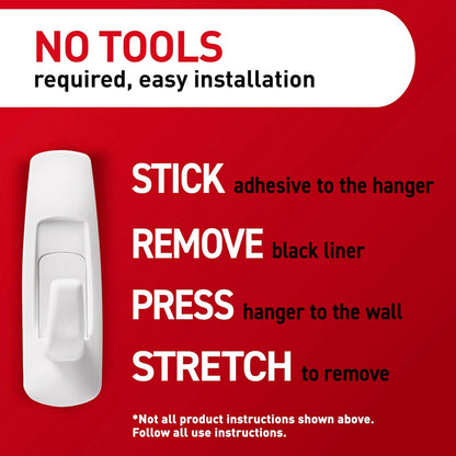 Command Adhesive Utility Hooks – No Nails, No Tools Hanging for Safer Apartment Living
