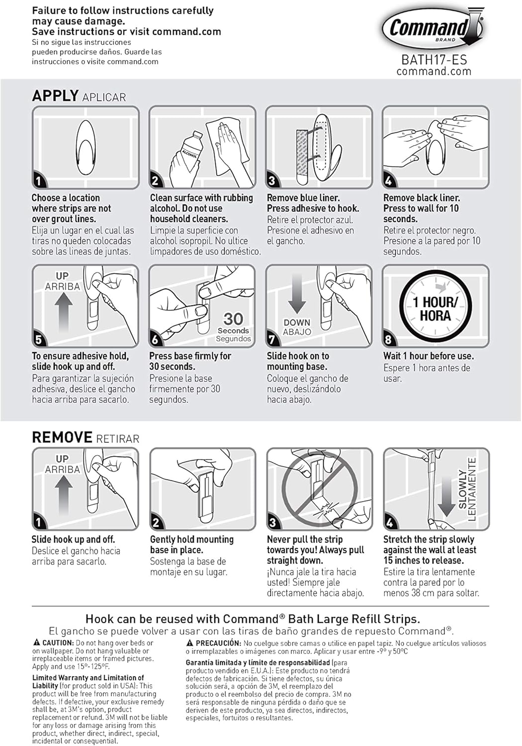 Command Bath Large Towel Hook Value Pack – Giftable Bathroom Upgrade for Hostess, Host, and Holiday Giving