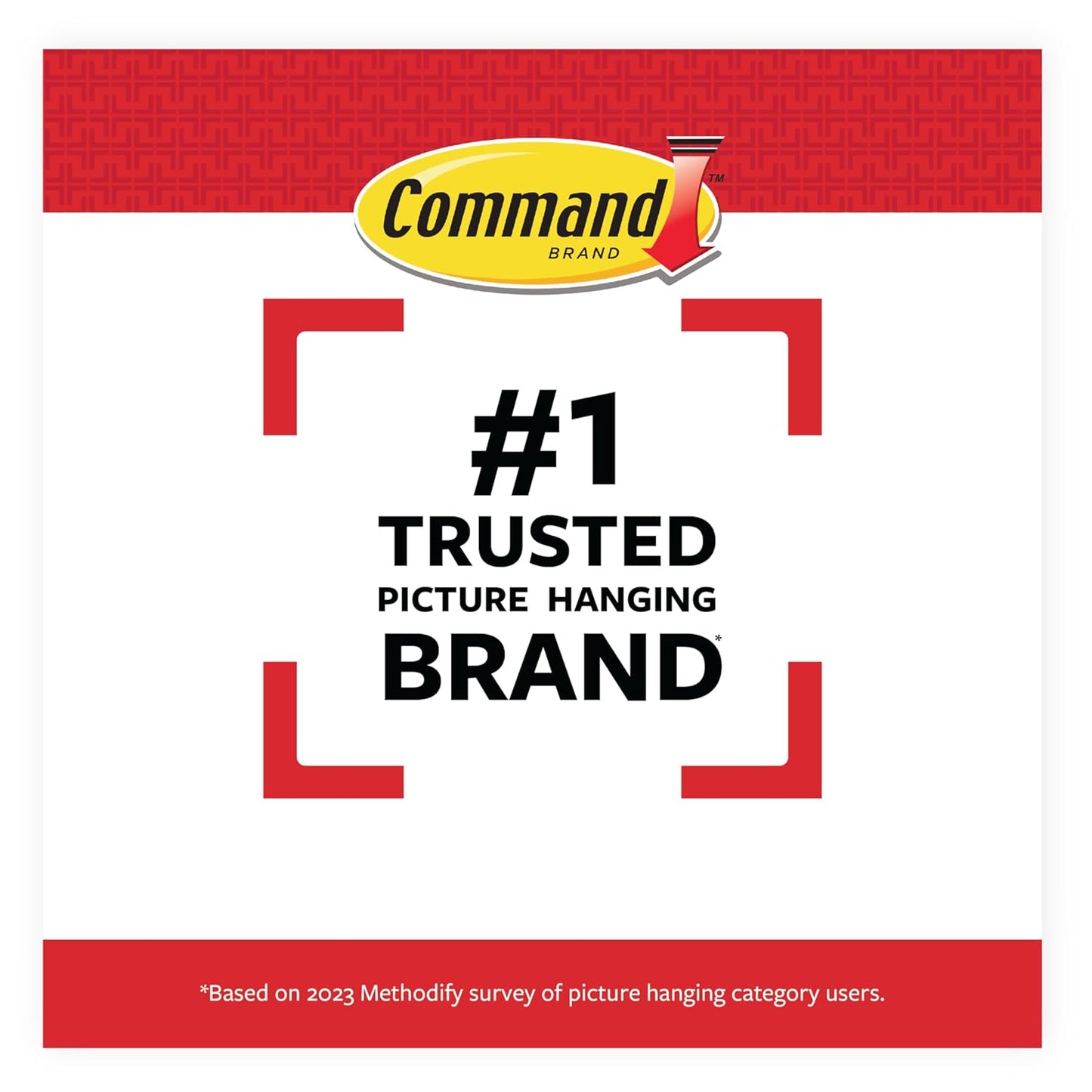 Command Large Picture Hanging Strips, White – Practical Valentine's Day Gift for Couples Moving Into a First Apartment