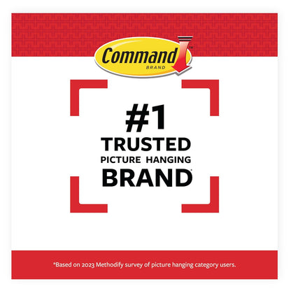 Command Large Picture Hanging Strips, White – Practical Valentine's Day Gift for Couples Moving Into a First Apartment