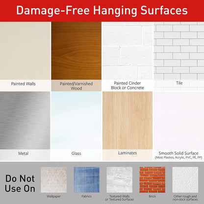 Command Modern Reflections Bath Hook – No Sharp Tools or Screws Required for Safer DIY Bathroom Setup