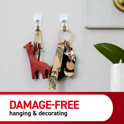Command Small Wire Toggle Hooks – Renter-Safe Adhesive Hooks for Holiday Decor With No Wall Repair Later