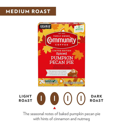 Community Coffee Toasted Hazelnut Single-Serve Pods – Breakfast Nook Coffee for Guests, Keurig Compatible Medium Roast 12 ct