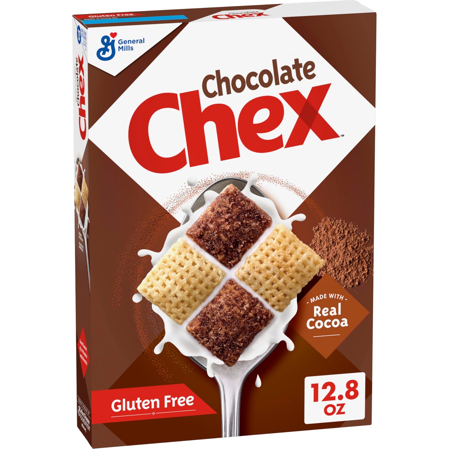 Corn Chex Gluten Free Cereal – Family Size 18 oz Box for Kids Breakfast and Lunchbox Packing