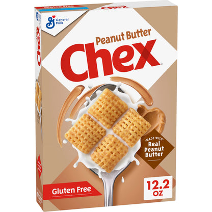 Corn Chex Gluten Free Cereal – Family Size 18 oz Box for Kids Breakfast and Lunchbox Packing