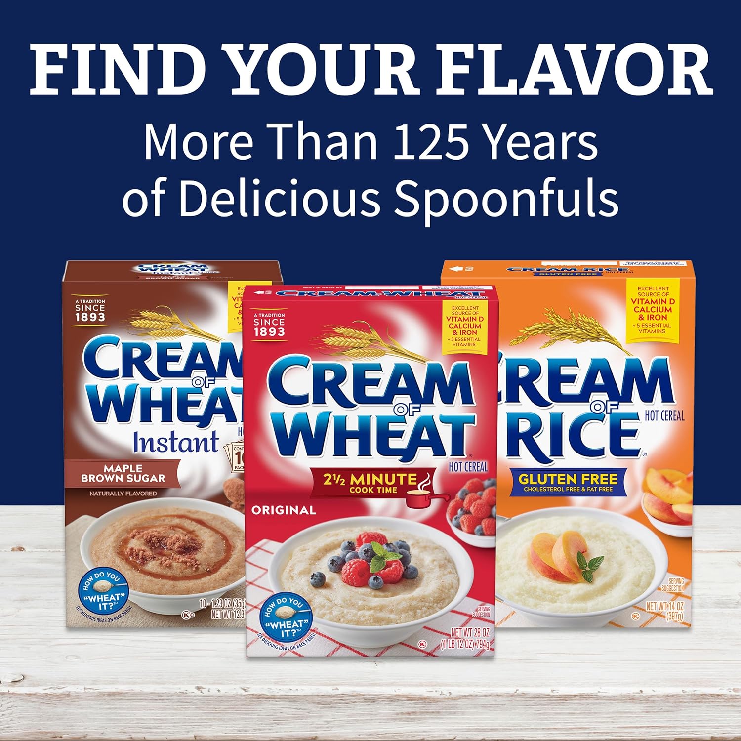 Cream of Wheat Original Hot Cereal – Single-Ingredient Hot Cereal for the Minimalist Breakfast Nook