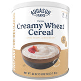 Augason Farms Creamy Wheat Cereal Bulk Can – Clean-Label Survival Food for Safe Home Stockpiling, 6,480 Calories