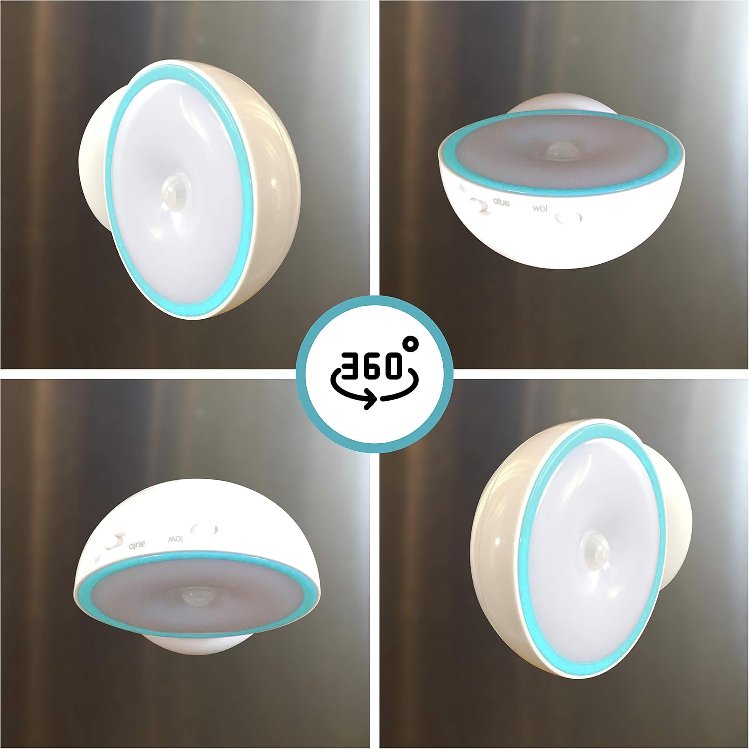 Cruise On Safe Night Light – Cordless LED with Motion Sensor for Stairways, Basements and Senior Nighttime Safety