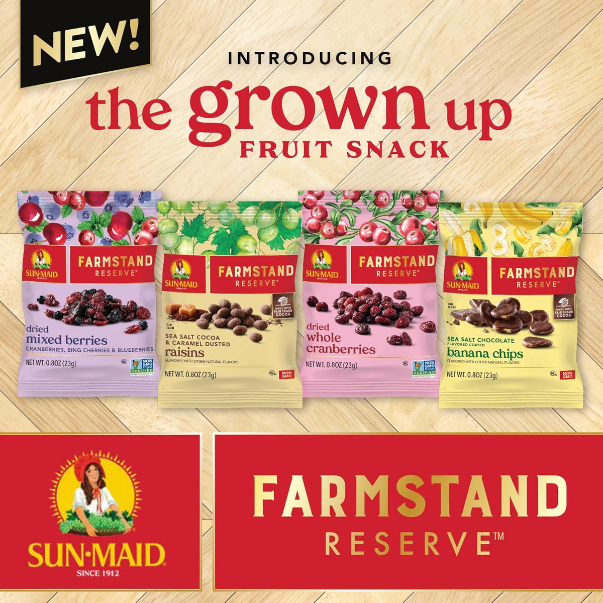crunchy banana chip base coated in fair trade chocolate with a finishing touch of sea salt