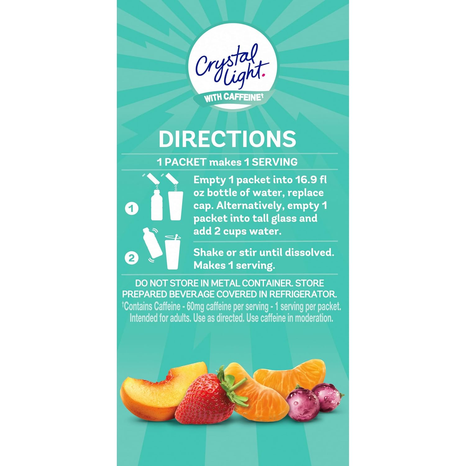 Crystal Light Energizing On-the-Go Packets – Simple Sugar-Free Flavor Rotation for Less-Is-More Lifestyles, 44 Count
