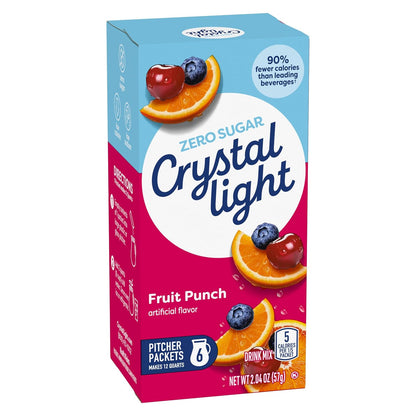 Crystal Light Fruit Punch Drink Mix – Allergy-Friendly Family Hydration for Picky Drinkers at the Dining Table