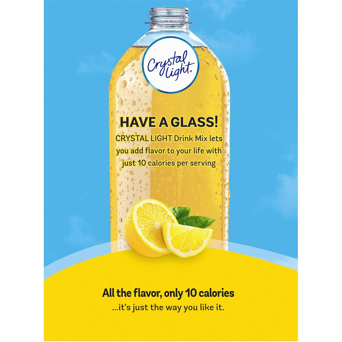 Crystal Light Lemonade Powder Packets – Refreshing Lemonade for Hotel Rooms, Road Trips, and Camping Coolers, 120 ct Bulk Supply