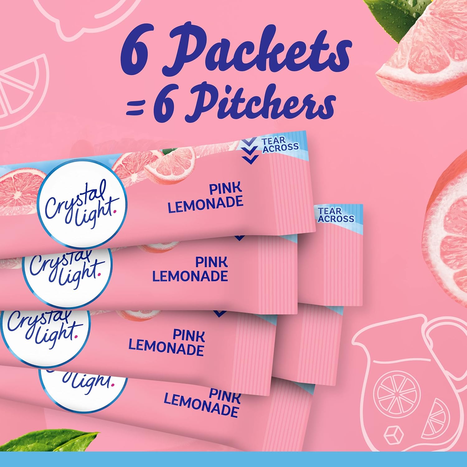 Crystal Light Sugar-Free Lemonade Drink Mix – Parent-Approved Flavored Water for Children's Lunch Boxes