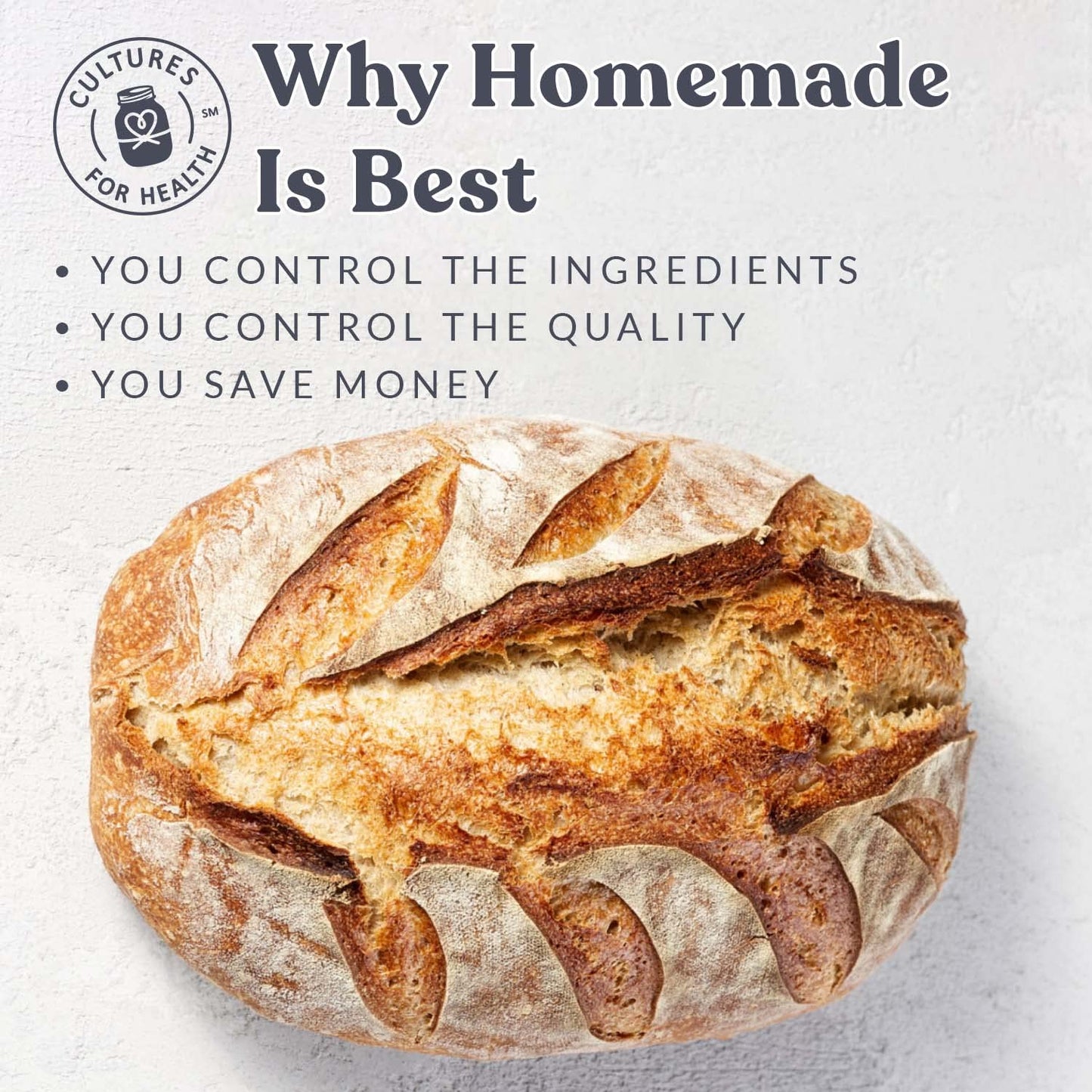 Cultures for Health San Francisco Sourdough Starter – Single Heirloom Culture for the Less Is More Pantry