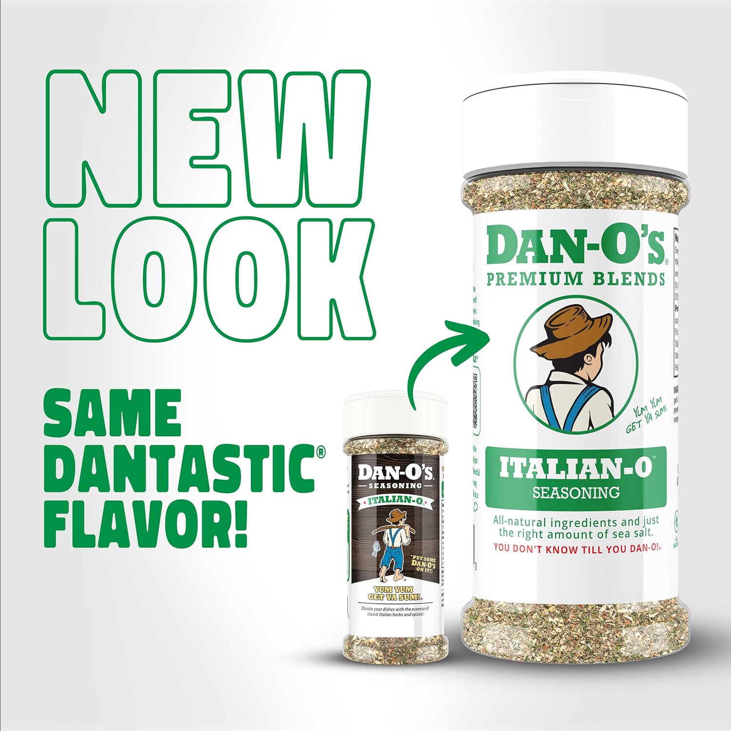 Dan-O's Italian-O All-Purpose Blend 2-Pack – Streamlined Italian Seasoning for Clutter-Free Kitchens