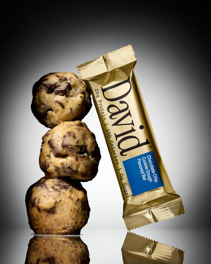 David Protein Bars - Guilt-Free Indulgence for Your Wellness Routine, Low Carb Gluten Free 12-Pack