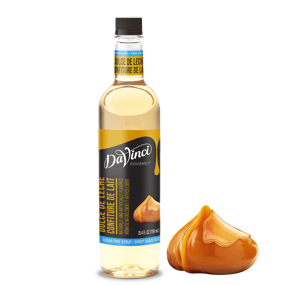 DaVinci Gourmet Sugar-Free Dulche De Leche Syrup, 25.4 Fluid Ounces (Pack of 1)