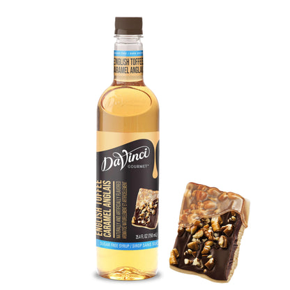 DaVinci Gourmet Sugar-Free English Toffee Syrup, 25.4 Fluid Ounces (Pack of 1)
