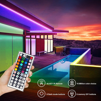 DAYBETTER 66ft Color Changing LED Lights – Unique Holiday Gift for Couples Setting Up a New Apartment