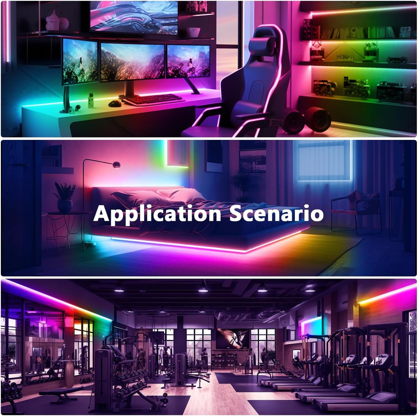 DAYBETTER Smart LED Strip Lights – Schedule and Timer Controlled Mood Lighting for Daily Work and Study Routines