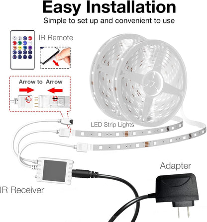 DAYBETTER WiFi Light Strip – Cool Surface LED Lighting Safe Around Kids and Pets in Bedrooms