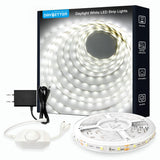 DAYBETTER LED Strip Light 40FT Daylight White – Practical Holiday Gift for New Homeowners and Apartment Dwellers