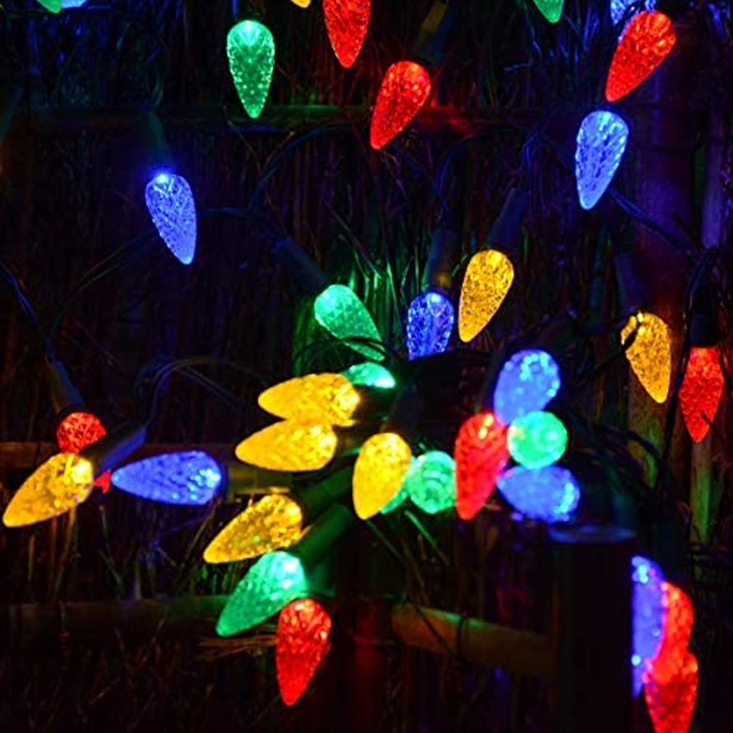 Dazzle Bright C6 Christmas Lights – Connectable Outdoor Roofline and Fence Lights, Up to 5 Strands