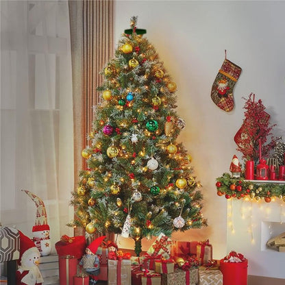 Dazzle Bright Christmas Tree Lights – Neutral Warm White Cascading Light for Intentional, Minimal Home Decor
