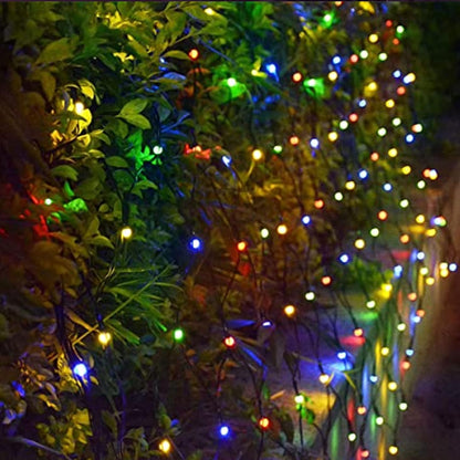 Dazzle Bright Mesh Net Lights – Simple String Lights for Uncluttered Home, Green Wire 9.8ft x 6.6ft