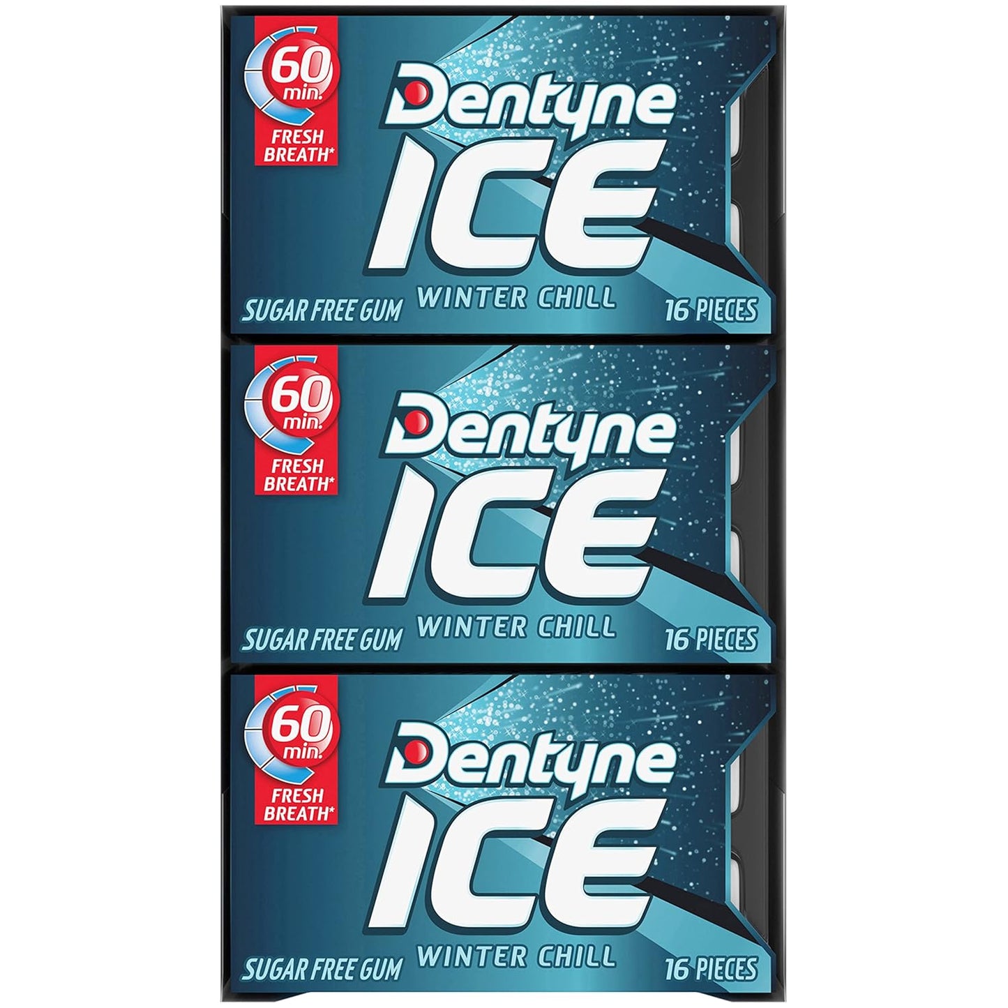 Dentyne Ice Winter Chill Sugar-Free Chewing Gum – Valentine's Day and Birthday Mint Gift for Him or Her