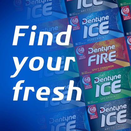 Dentyne Ice Winter Chill Sugar-Free Chewing Gum – Valentine's Day and Birthday Mint Gift for Him or Her
