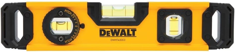 DEWALT Extruded Torpedo Level 9 Inch – Holiday Gift for Contractors Who Already Own the Big Levels