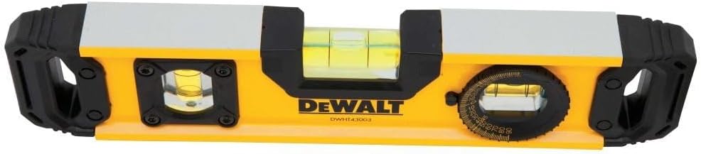 DEWALT Extruded Torpedo Level 9 Inch – Holiday Gift for Contractors Who Already Own the Big Levels