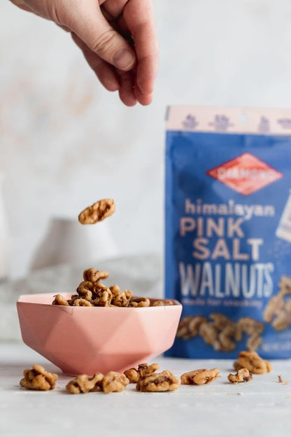Diamond of California Himalayan Pink Salt Walnuts – Protein Snack for Study Breaks and Deep Work Routines