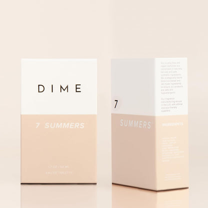 DIME Beauty 7 Summers Perfume for Women – Elevated Weekend Social Fragrance with Bergamot and Vanilla Orchid, 0.34 fl oz Travel Spray