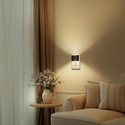 DORESshop 1W LED Night Light – Minimalist Plug-in Fixture for Bedroom and Entryway, Less Is More Aesthetic