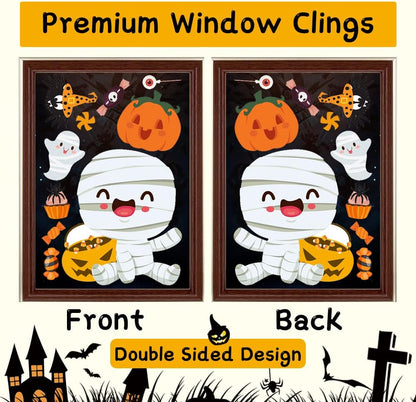 double-sided pvc printing for visible designs from both sides of the glass