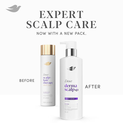 Dove Derma Scalp Density Boost Shampoo – Holiday Gift for Women Experiencing Hair Loss, Dermatologist-Backed