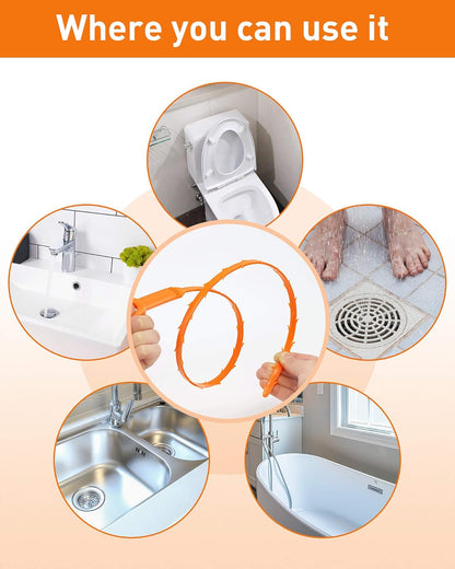 Drain Weasel – Child-Safe Hair Clog Remover for Bathroom Sink and Tub Drains