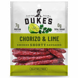 Duke's Pork Chorizo & Lime Smoked Shorty Sausages – Housewarming and Hostess Gift for Fans of Bold Flavors, 5 oz
