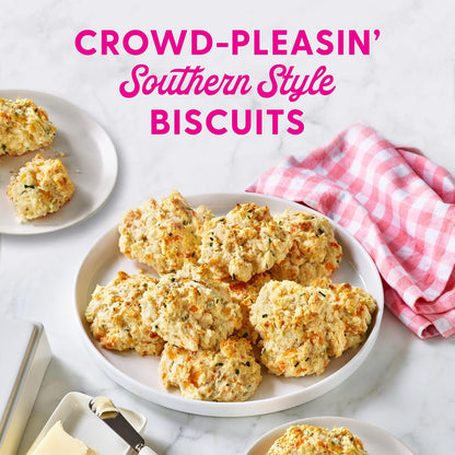 Duncan Hines Dolly Parton's Buttermilk Biscuit Mix, 16 oz. – Light Fluffy Biscuits with a Healthier Sweetener Profile for Family Meals