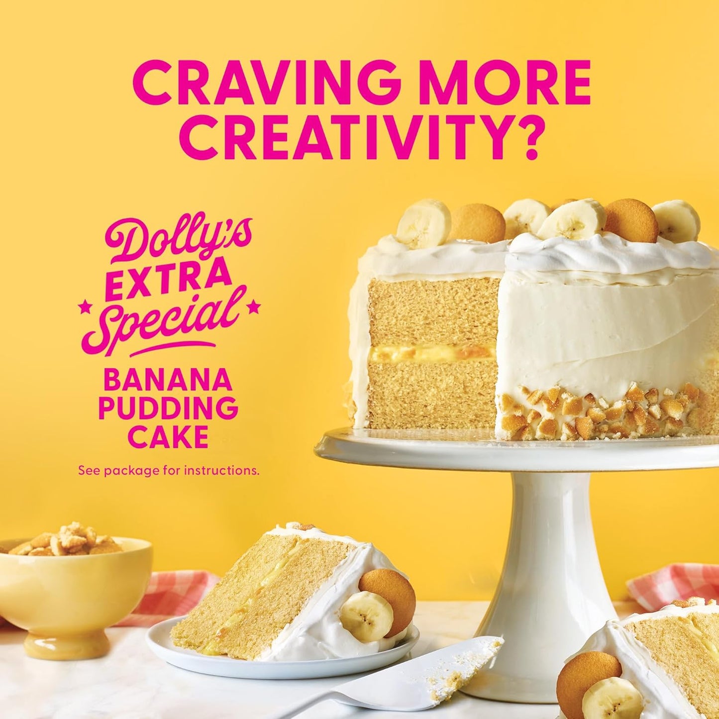 Duncan Hines Dolly Parton's Favorite Banana Flavored Cake Mix, 15.25 oz. – Pack of 2 Kids' Birthday Baking Bundle