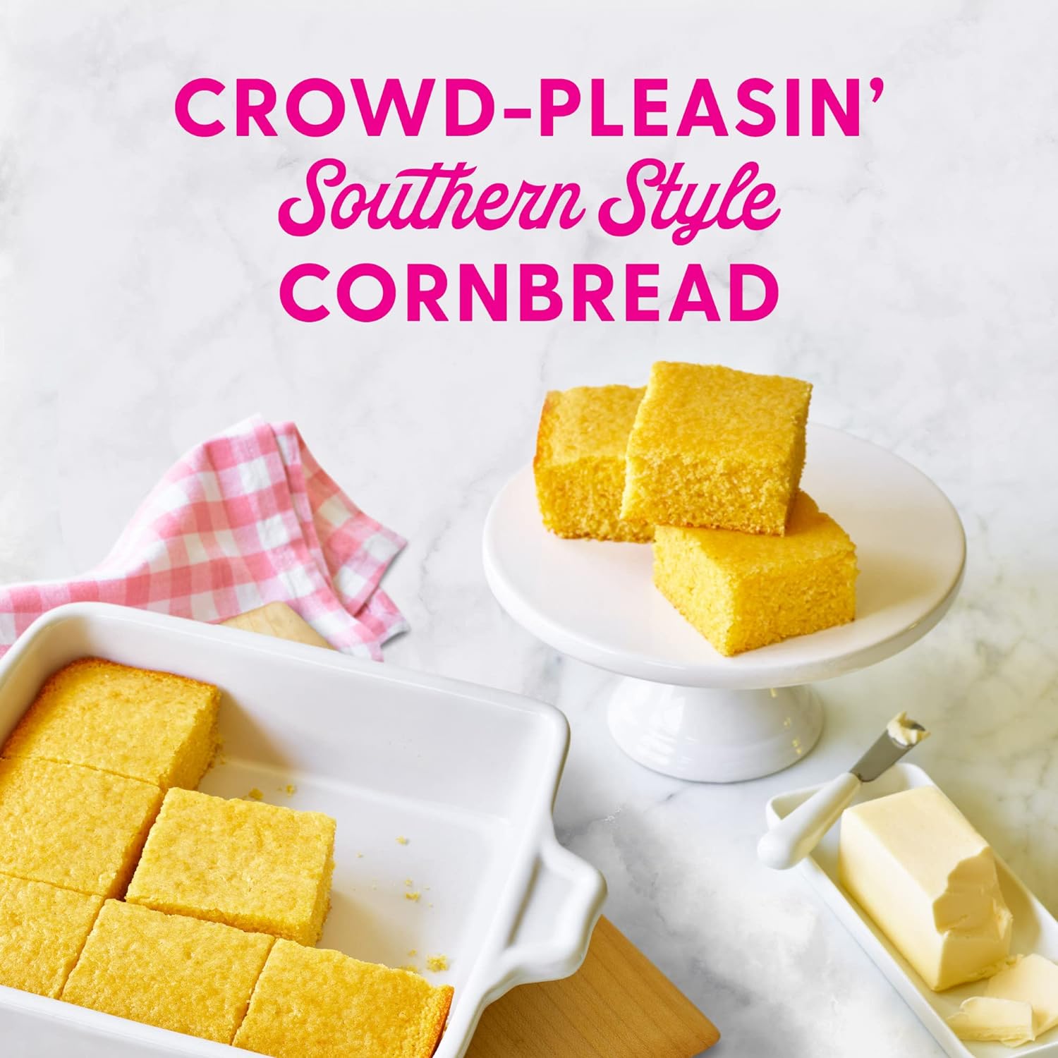 Duncan Hines Dolly Parton Sweet Cornbread Mix, 16 oz – Make Ahead Side That Stays Moist for Work Lunches