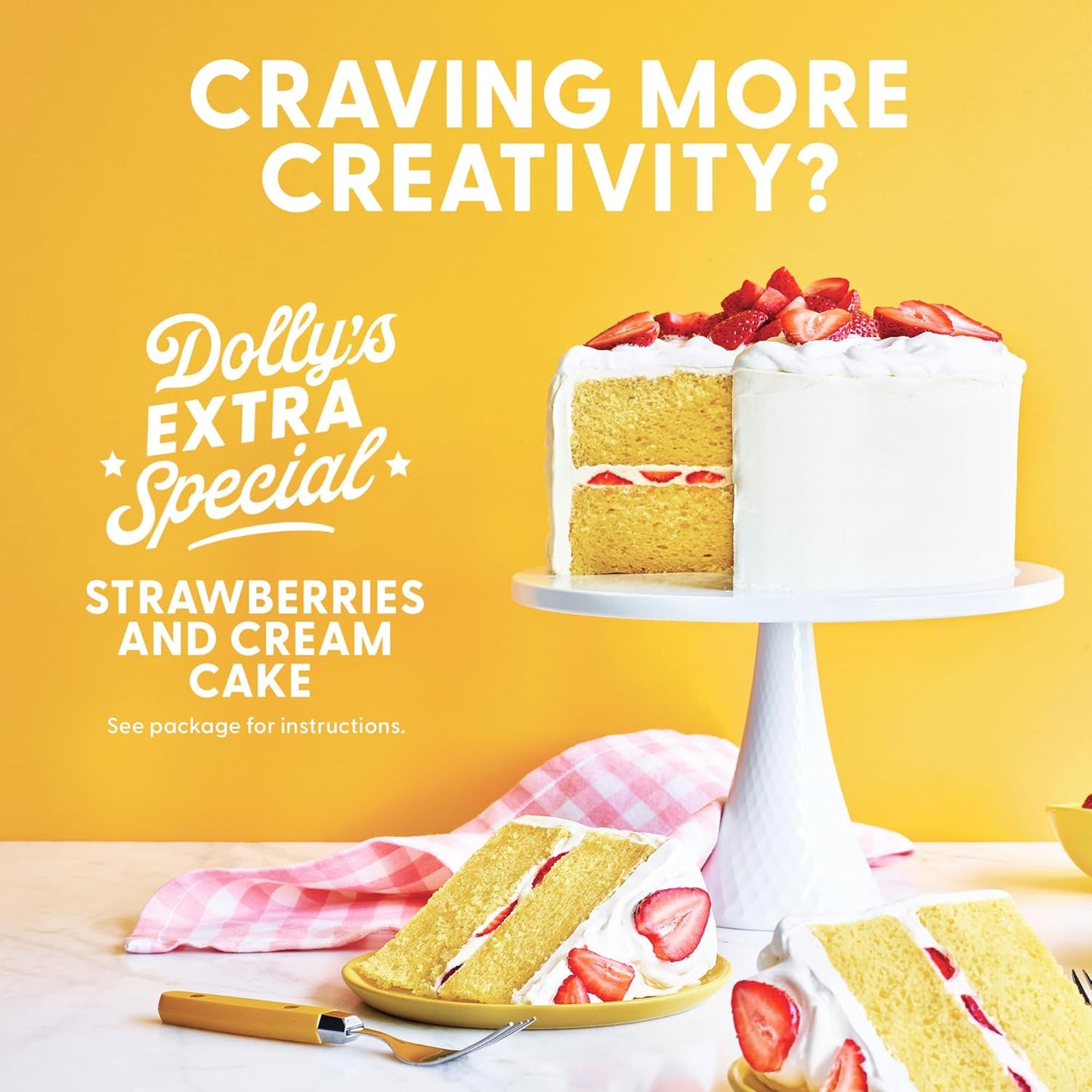 Duncan Hines Dolly Parton Yellow Cake Mix – Pre-Measured Dry Mix for Stress-Free Layer Cakes and Sheet Cakes