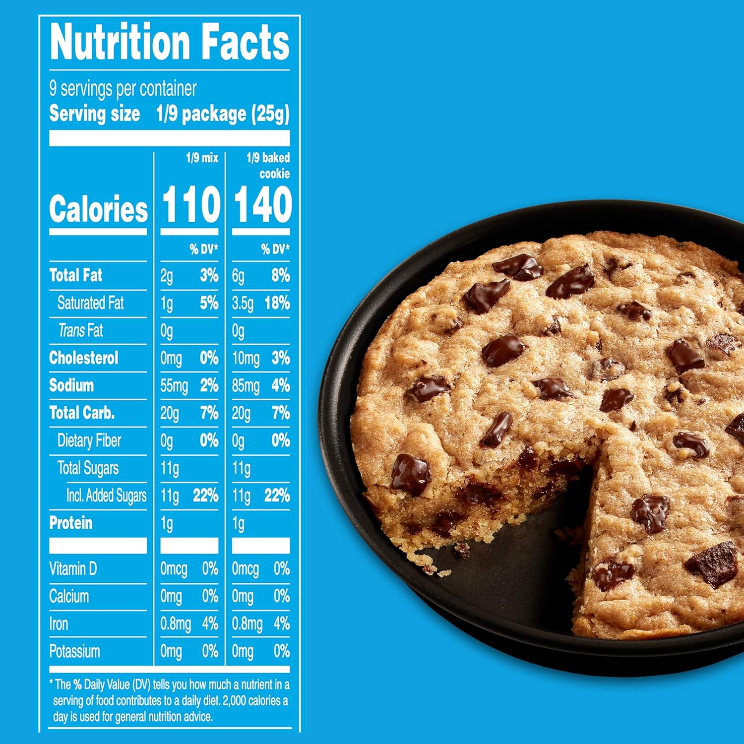 Duncan Hines MEGA Cookie Pan Kit – Pre-Measured Mix for Intentional Home Cooks Who Value Simplicity